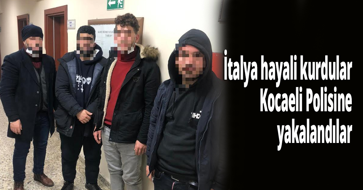 4 kaçak göçmen yakalandı