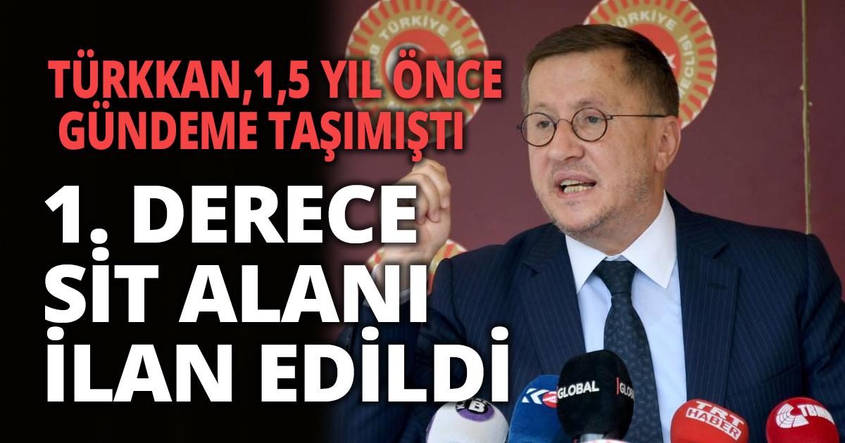 TÜRKKAN,1,5 YIL ÖNCE  GÜNDEME TAŞIMIŞTI