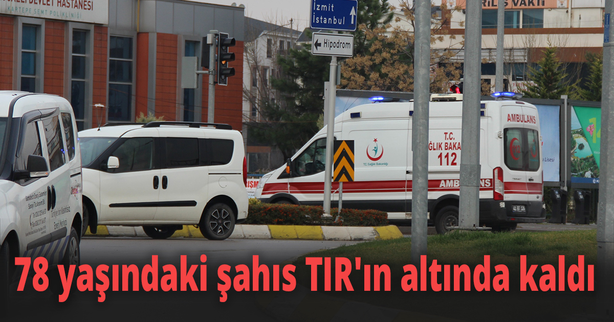 Yoldan geçmeye çalışırken tırın altında can verdi