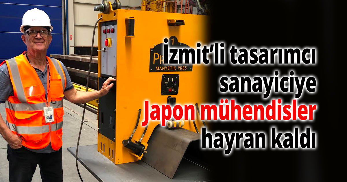 İzmit’li tasarımcı sanayiciye Japon mühendisler hayran kaldı