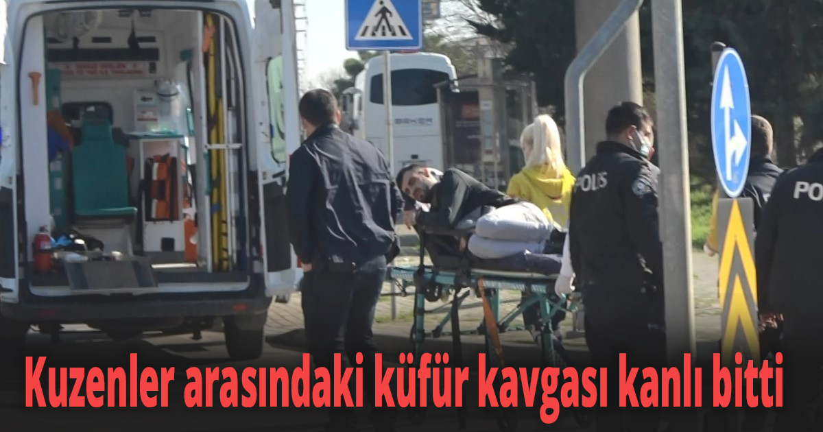 Kuzenler arasındaki küfür kavgası kanlı bitti