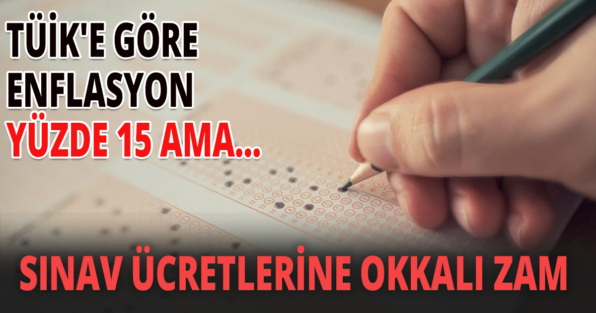 TÜİK'E GÖRE ENFLASYON YÜZDE 15 AMA... 