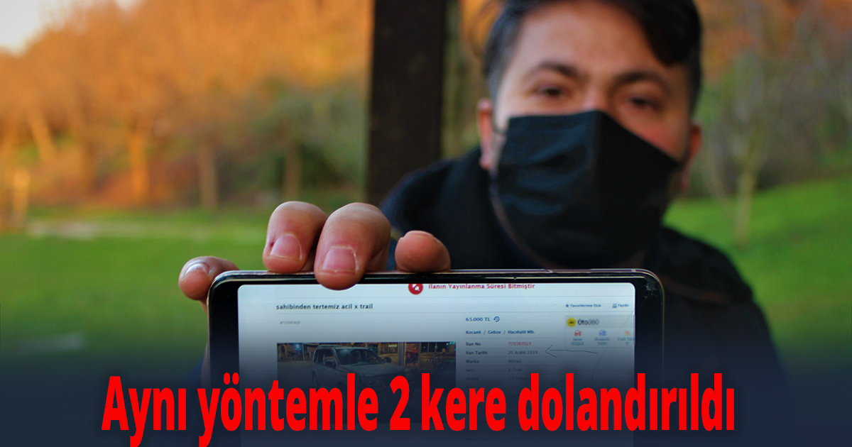 Dolandırıldı, bir daha dolandırldı 