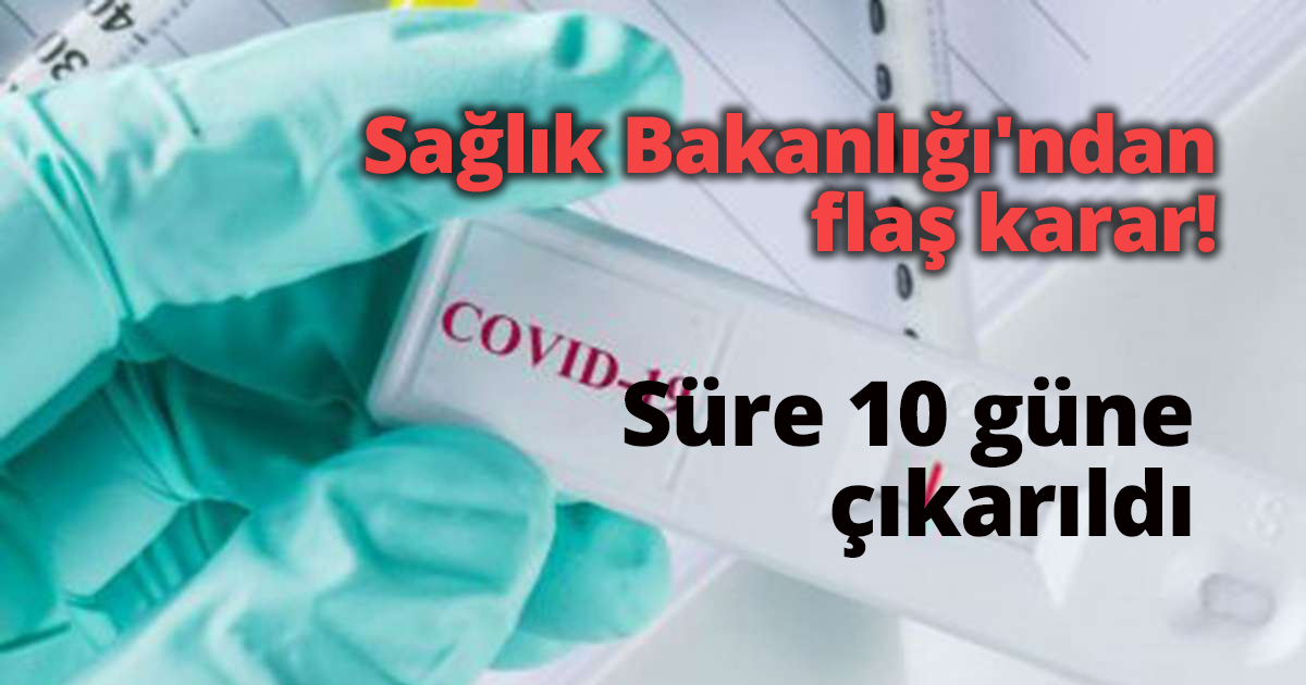 Sağlık Bakanlığı'ndan flaş karar!