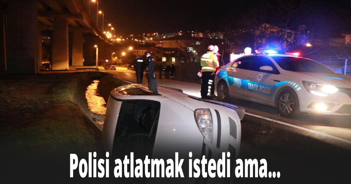 Alkolden ehliyetini kaptırdı, uslanmadı bu kez kanala uçtu