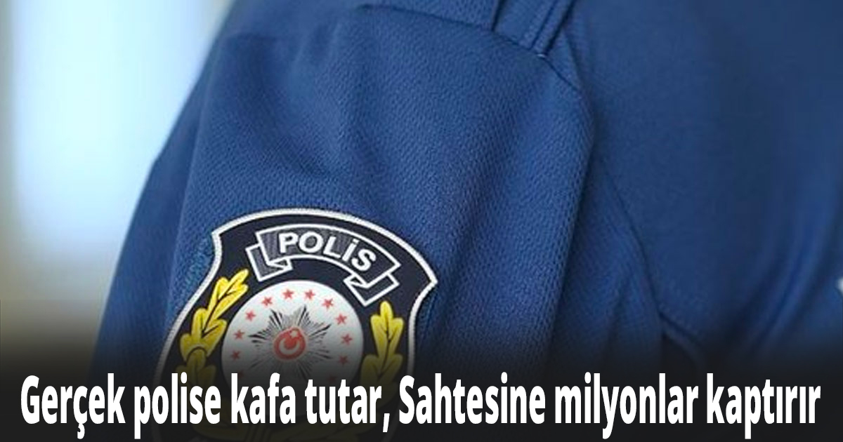 Gerçek polise kafa tutar