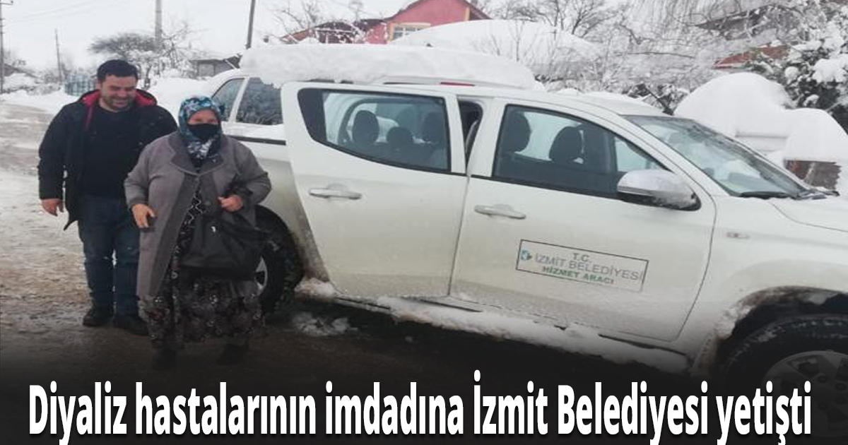 Diyaliz hastalarının imdadına İzmit Belediyesi yetişti