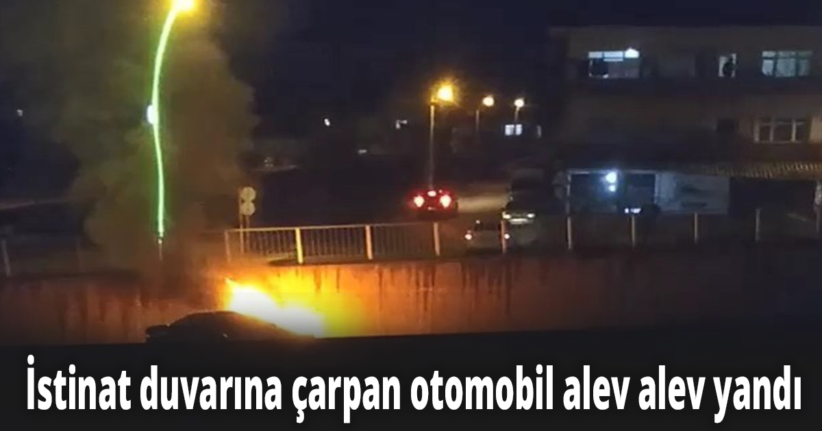  Sürücü kontrolünü kaybetti