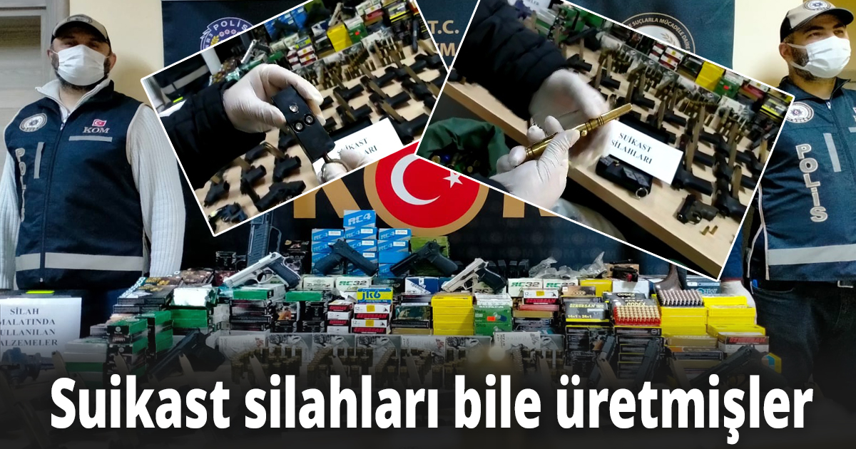 Kocaeli merkezli 3 ilde silah kaçakçılarına operasyon