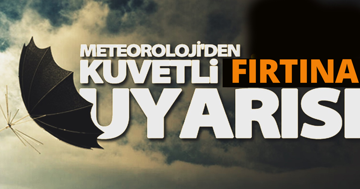 Fırtına uyarısı