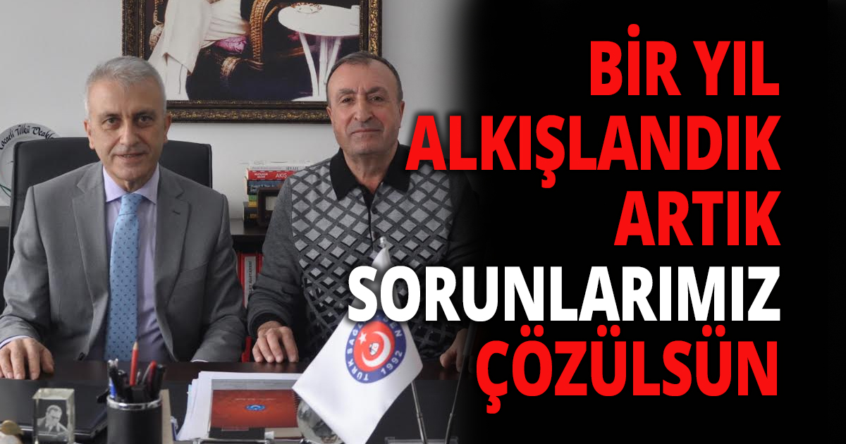 BİR YIL ALKIŞLANDIK 