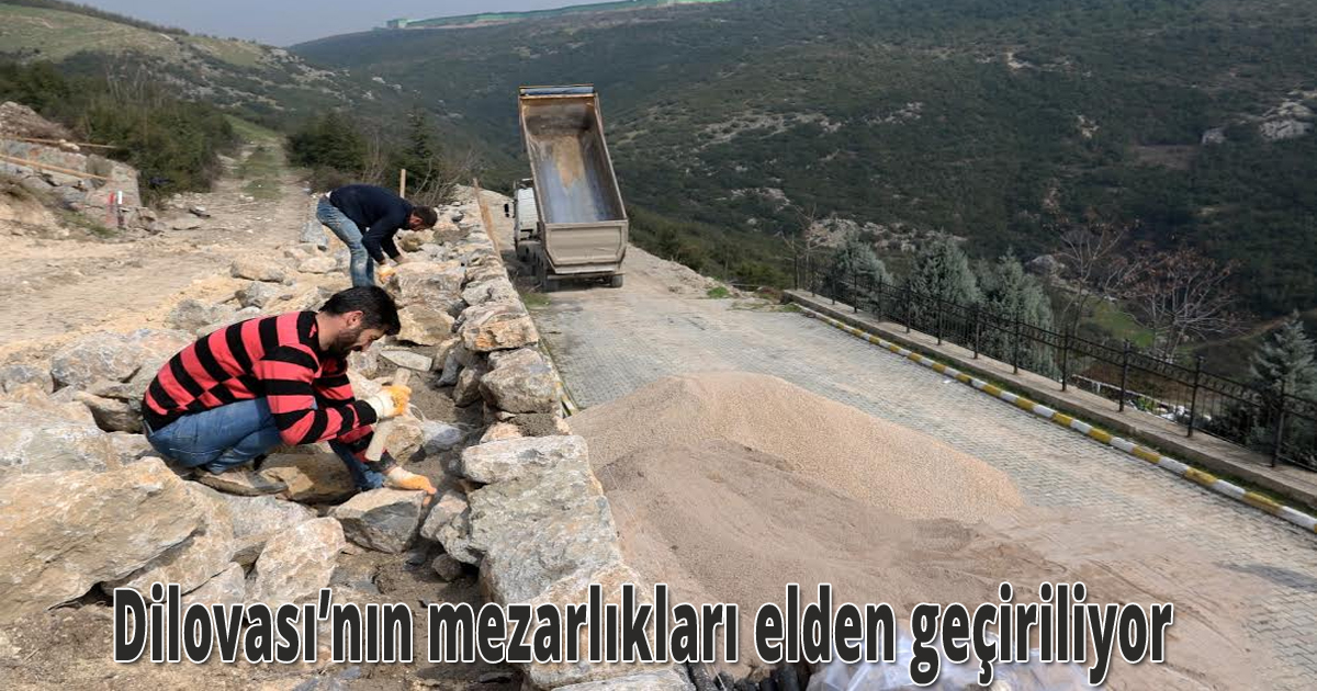 Dilovası’nın mezarlıkları elden geçiriliyor