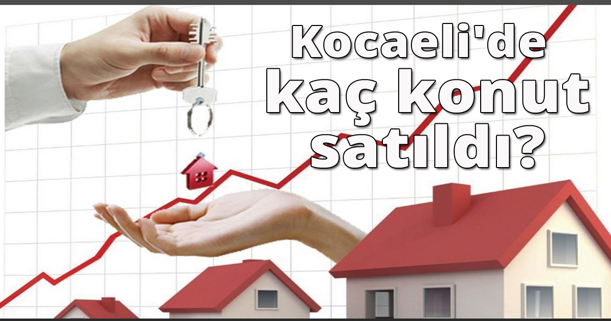 Kocaeli'de kaç konut satıldı?