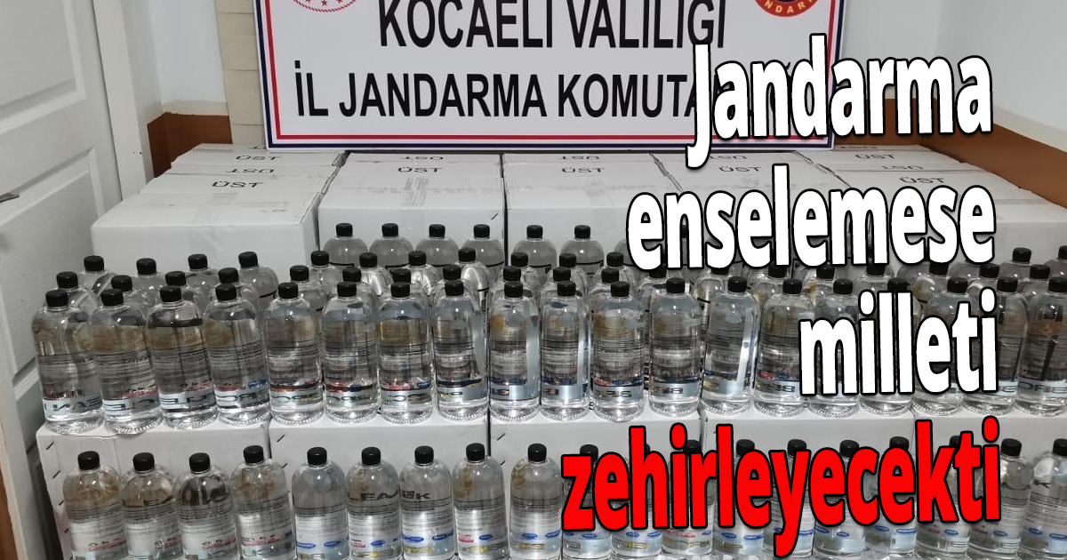 Jandarma enselemese milleti zehirleyecekti