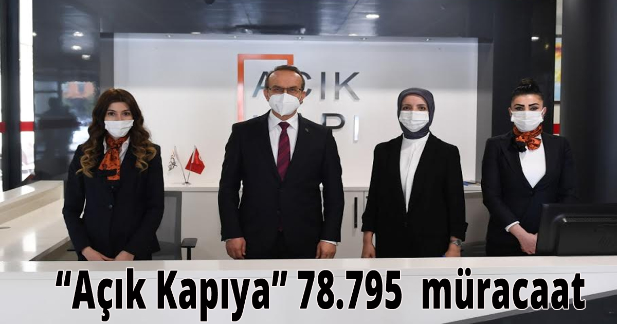 'Açık Kapıya' 78.795  müracaat