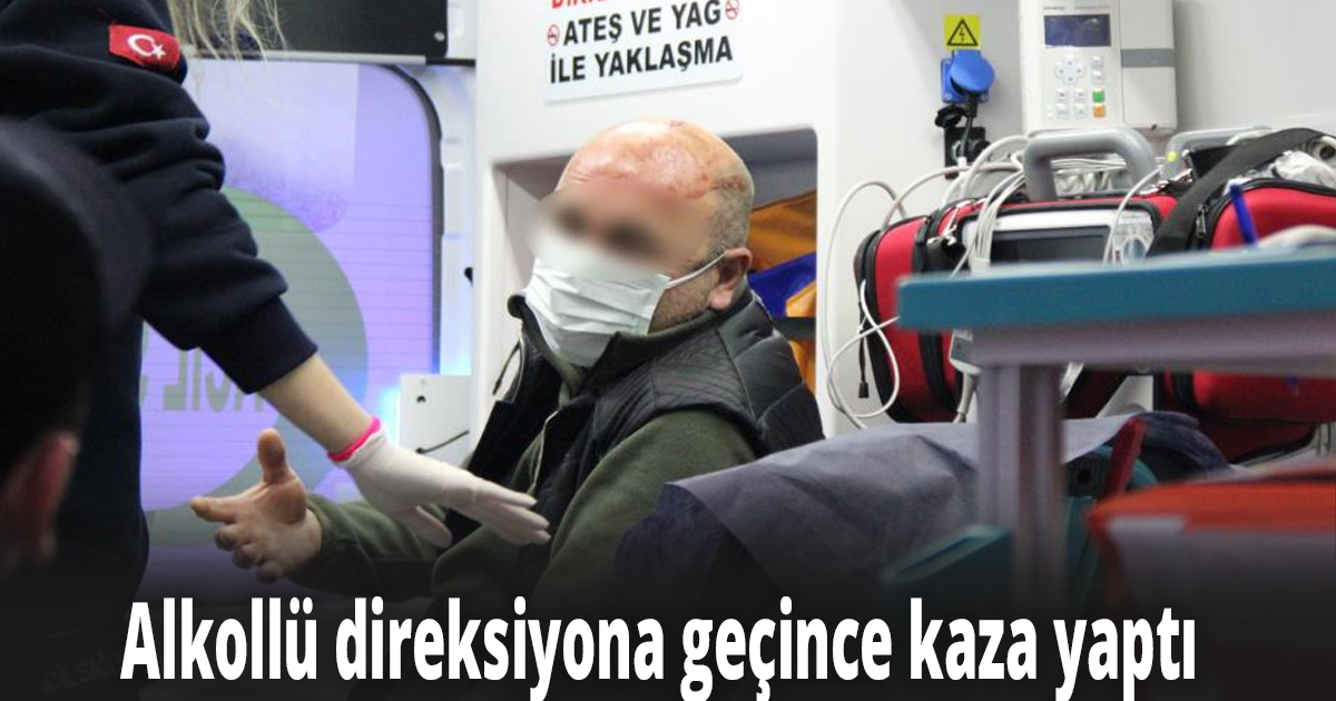Alkol alıp direksiyon başına geçti
