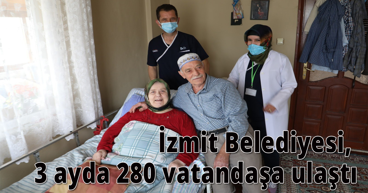 İzmit Belediyesi, 3 ayda 280 vatandaşa ulaştı