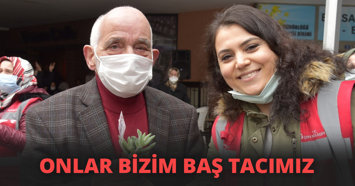 İzmit Belediyesi sosyal hayattan uzak kalan büyüklerimizi unutmadı