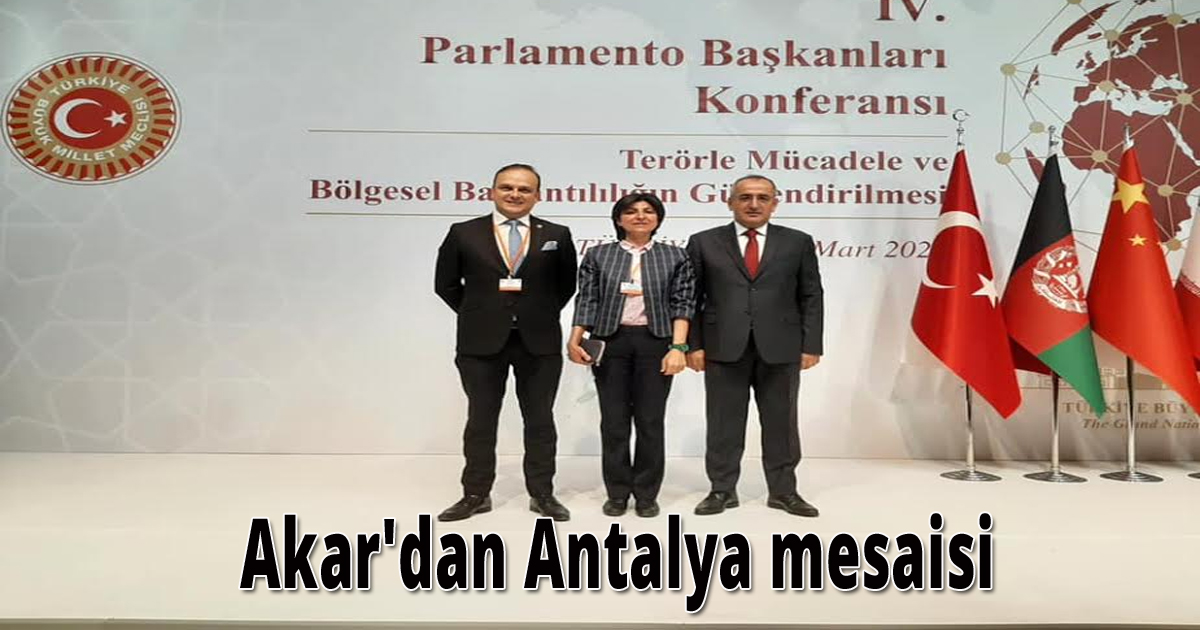 Akar'dan Antalya mesaisi