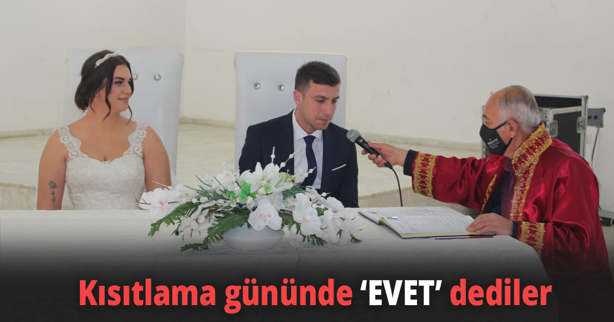 Kısıtlama gününde EVET dediler