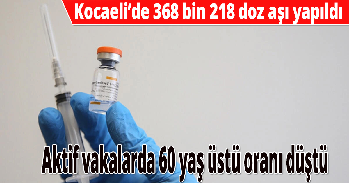 Bugüne kadar toplam 368 bin 218 doz aşı yapıldı