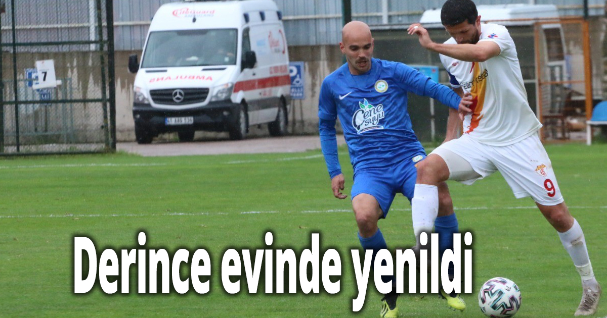 Derince evinde yenildi