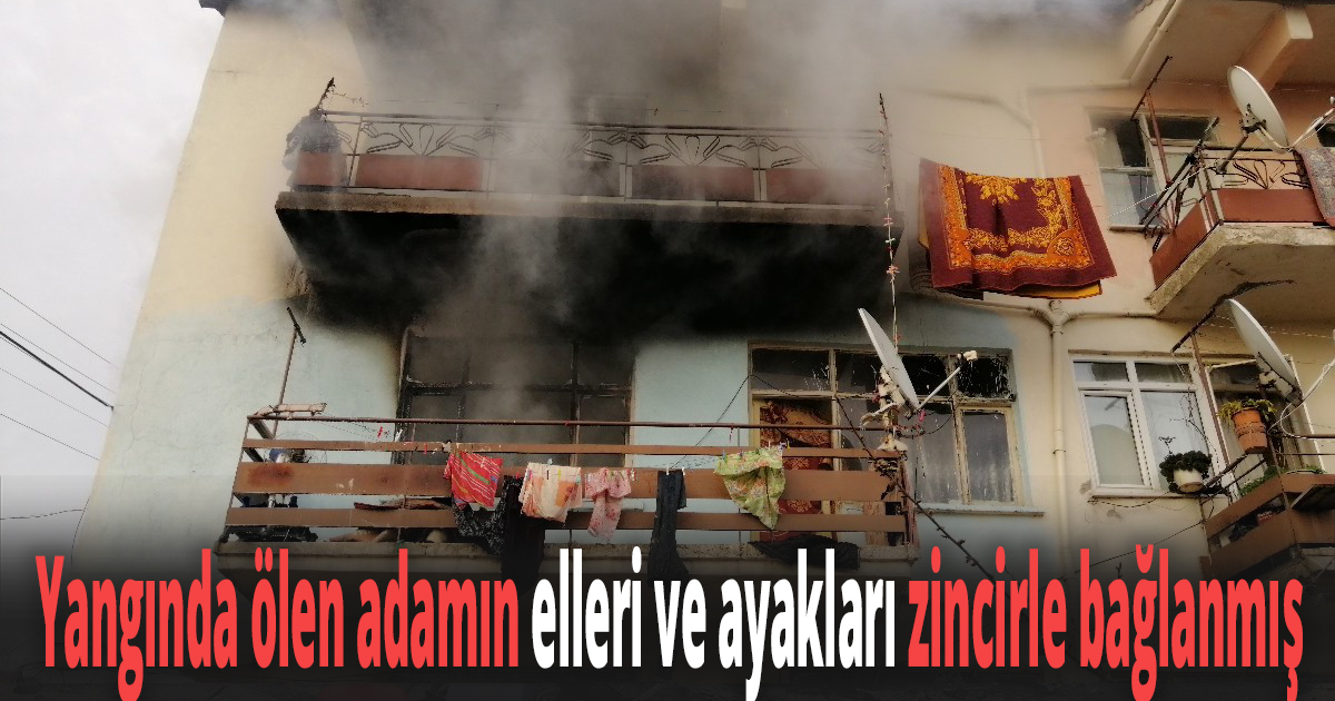 Yangında ölmüştü