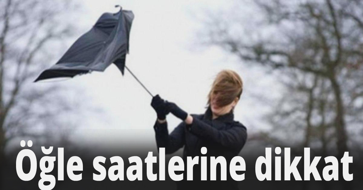 Meteorolojiden uyarı