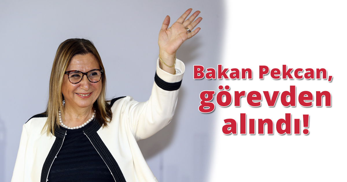 Bakan Pekcan, görevden alındı!