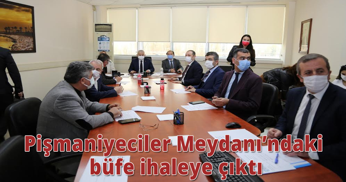 Pişmaniyeciler Meydanı’ndaki büfe ihaleye çıktı