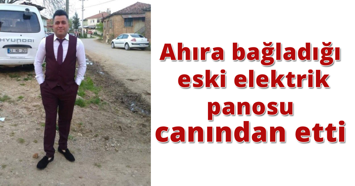 Ahıra bağladığı eski elektrik panosu canından etti