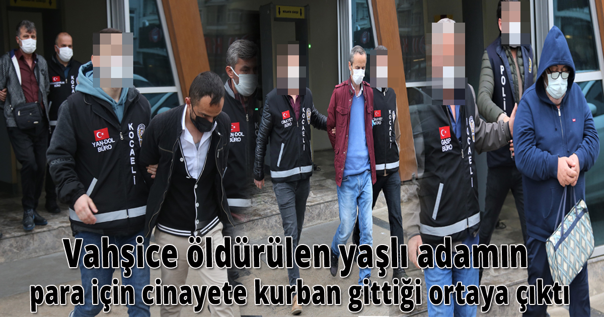 Vahşice öldürülen yaşlı adamın para için cinayete kurban gittiği ortaya çıktı