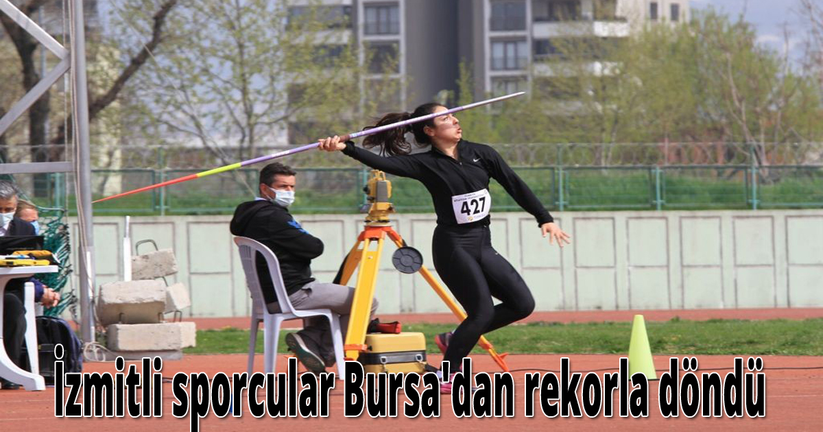  İzmitli sporcular Bursa'dan rekorla döndü