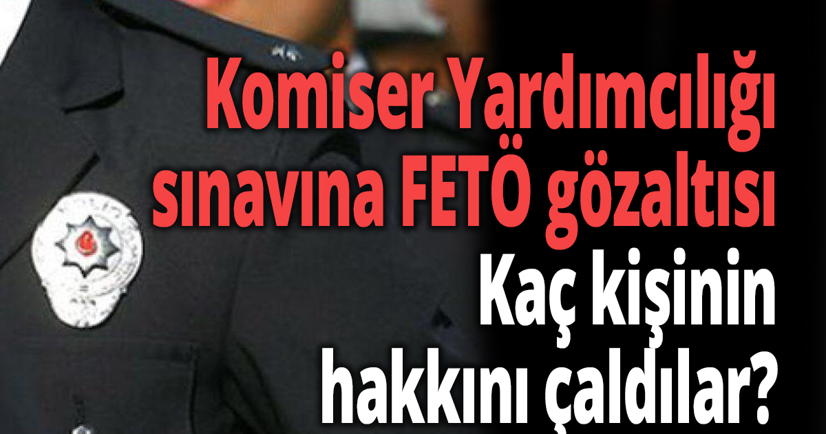 Komiser yardımcılığı sınavında yeni gelişme