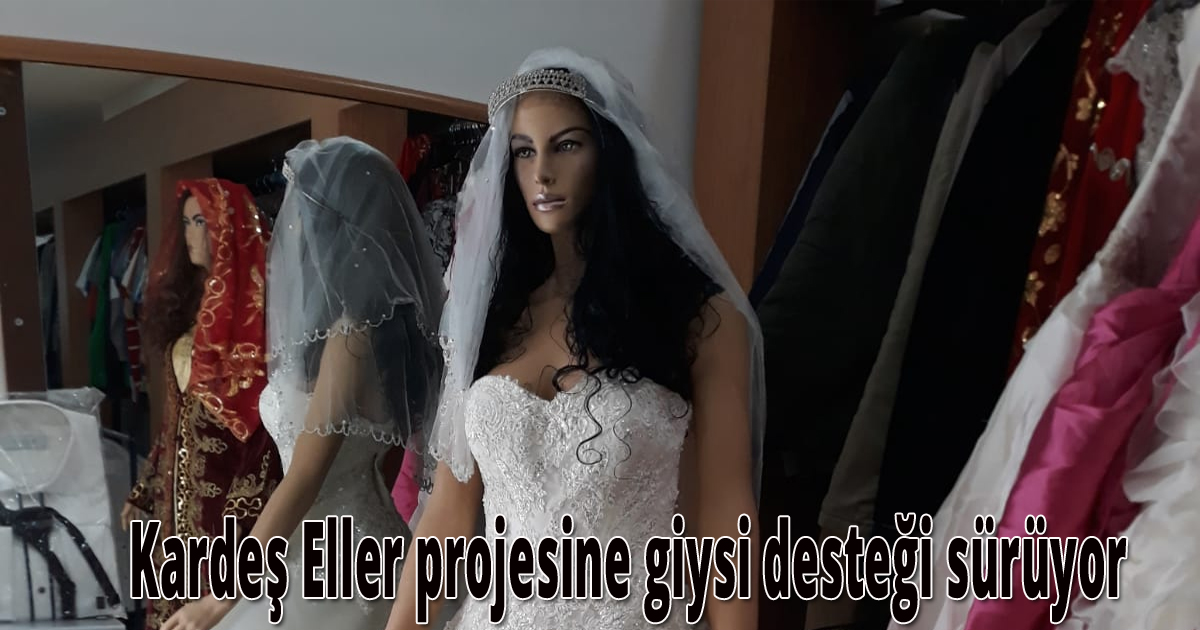 Kardeş Eller projesine giysi desteği sürüyor