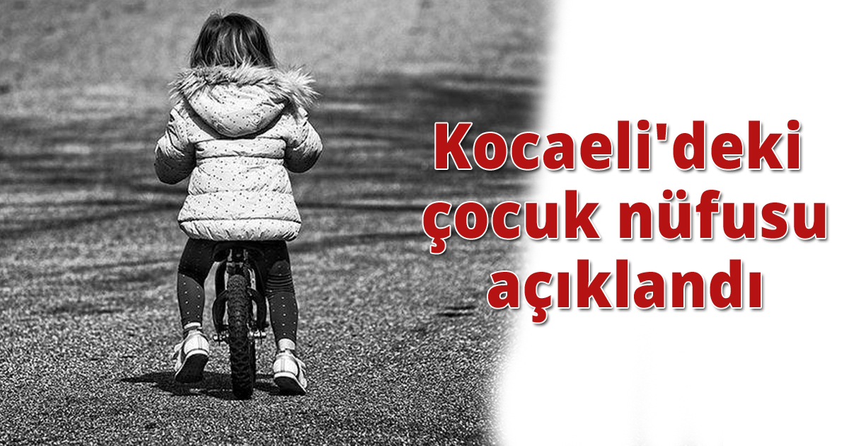 Kocaeli'deki çocuk nüfusu açıklandı