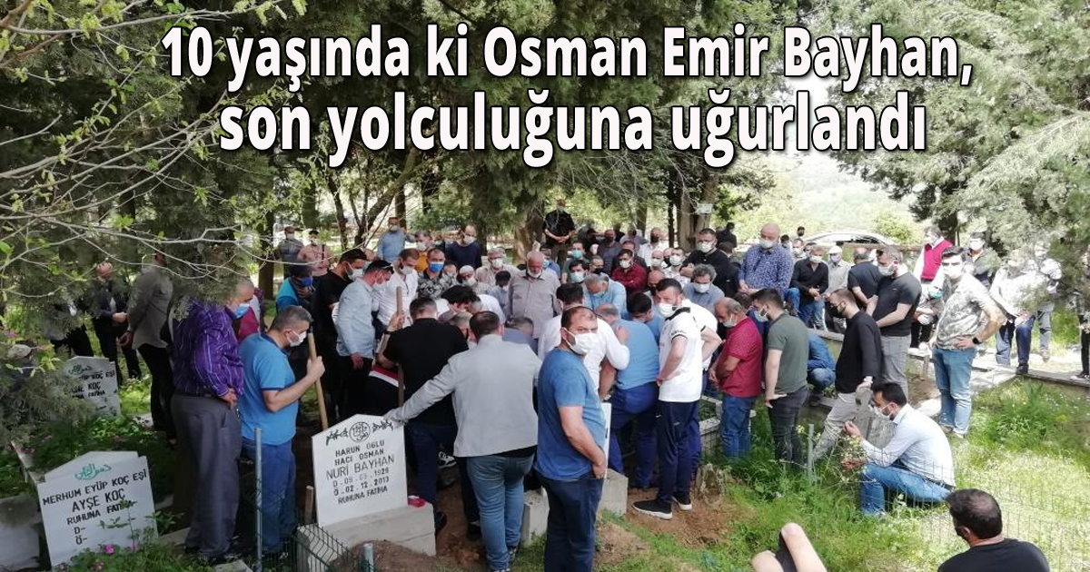  Tüfekle oynayan kuzeni tarafından öldürülen çocuk toprağa verildi