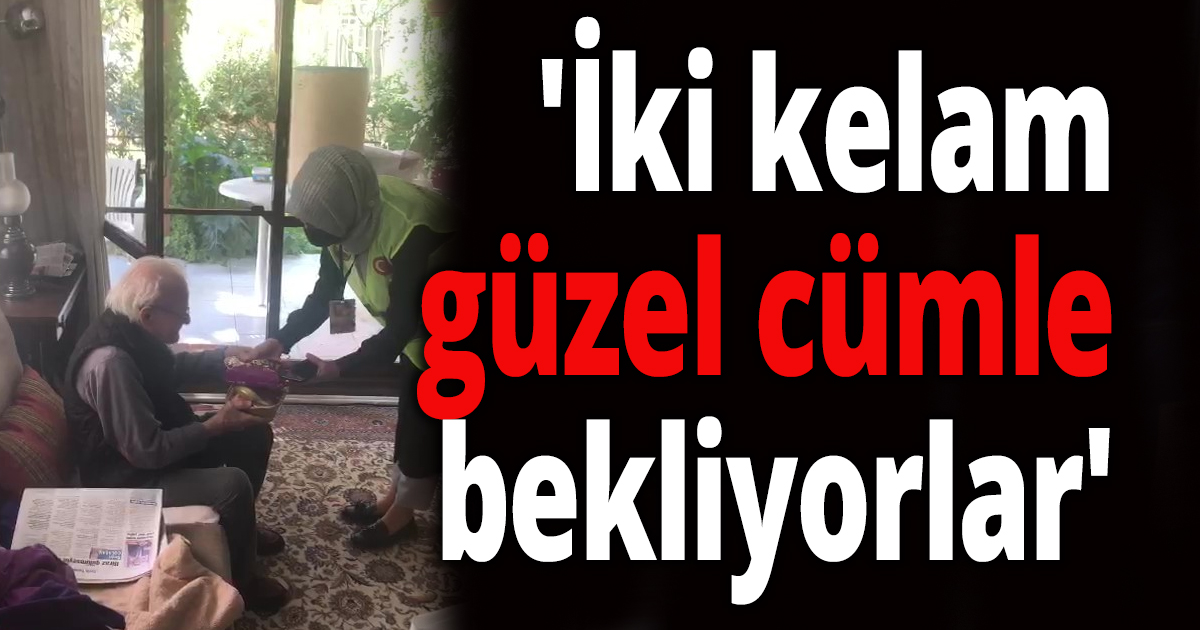 Buruk bayram geçiren yaşlıları unutmadılar