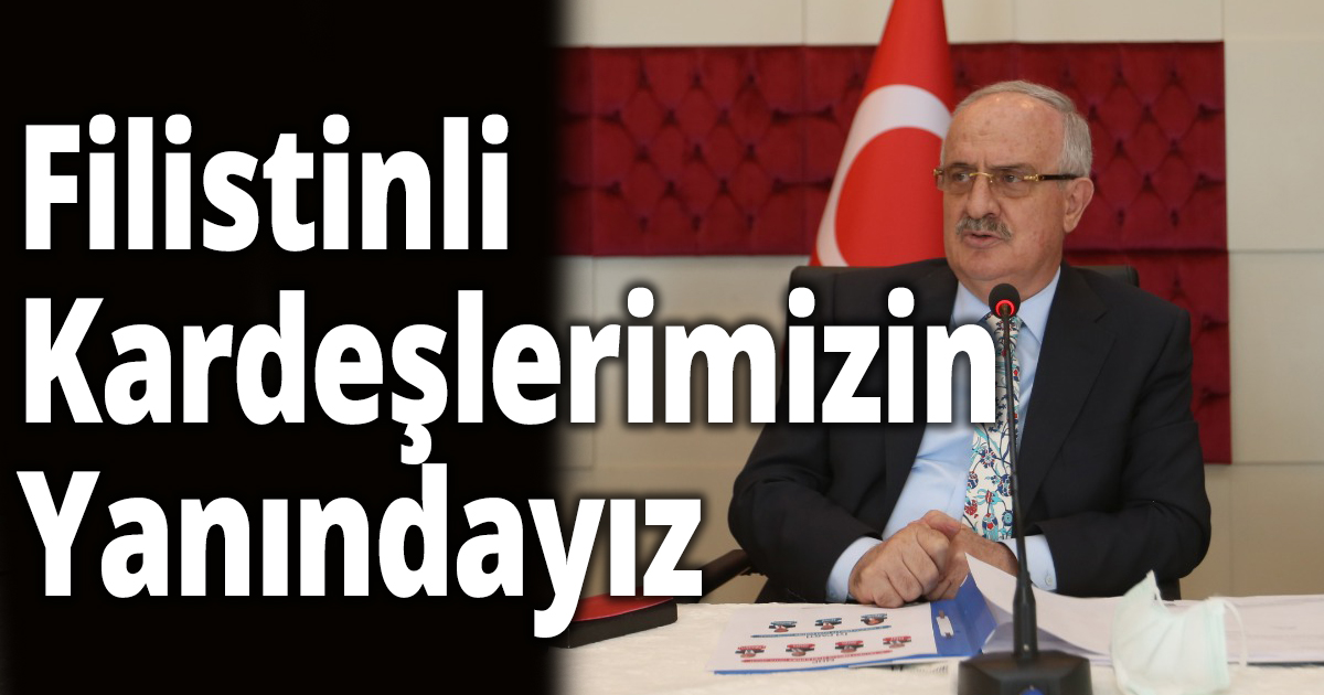 Derince Belediye Meclisi'nden Filistin’e Destek