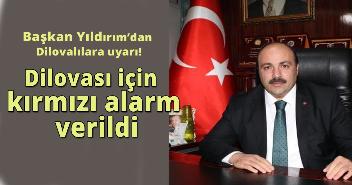 Dilovası için kırmızı alarm verildi