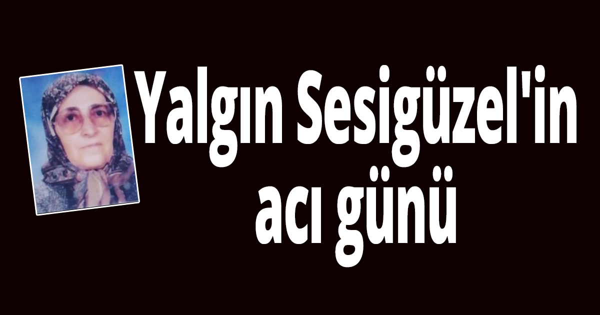 Yalgın Sesıgüzel'in acı günü
