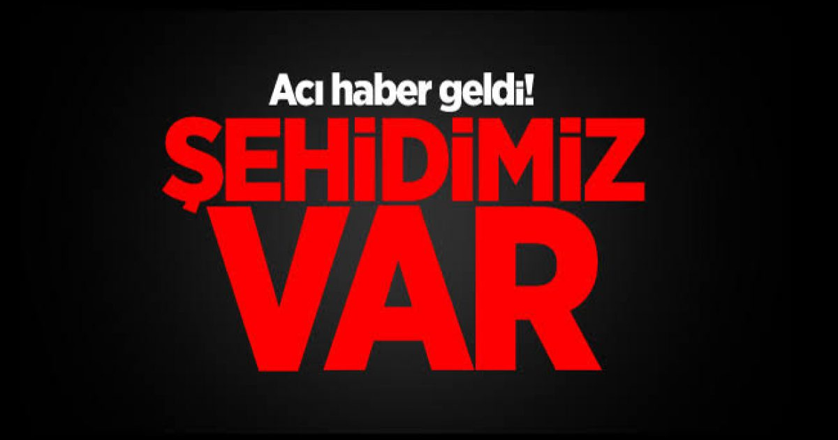 Polis memuru şehit oldu