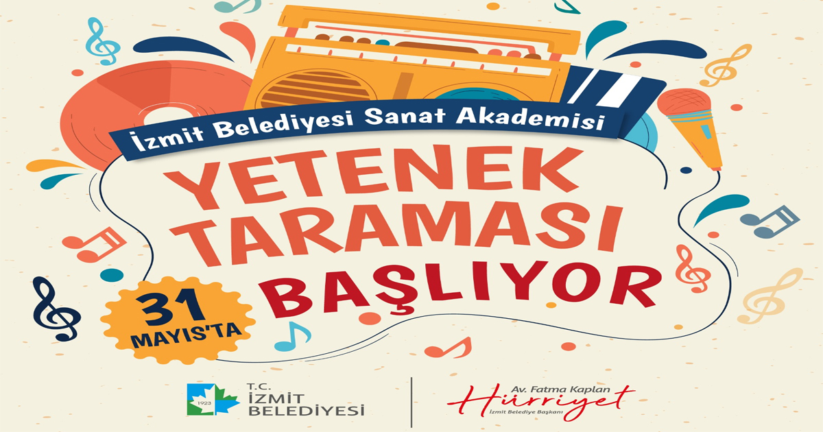 İzmit Belediyesi Sanat Akademisi’nin yetenek taraması başlıyor