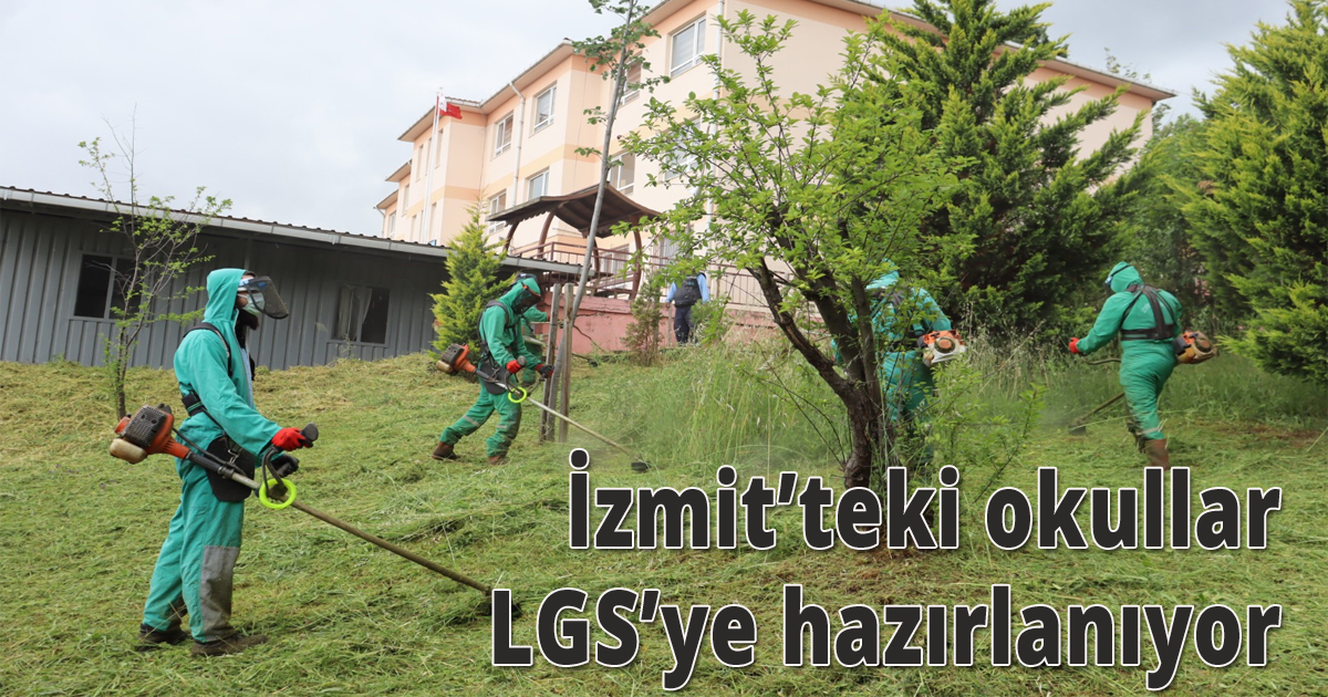 İzmit’teki okullar LGS’ye hazırlanıyor