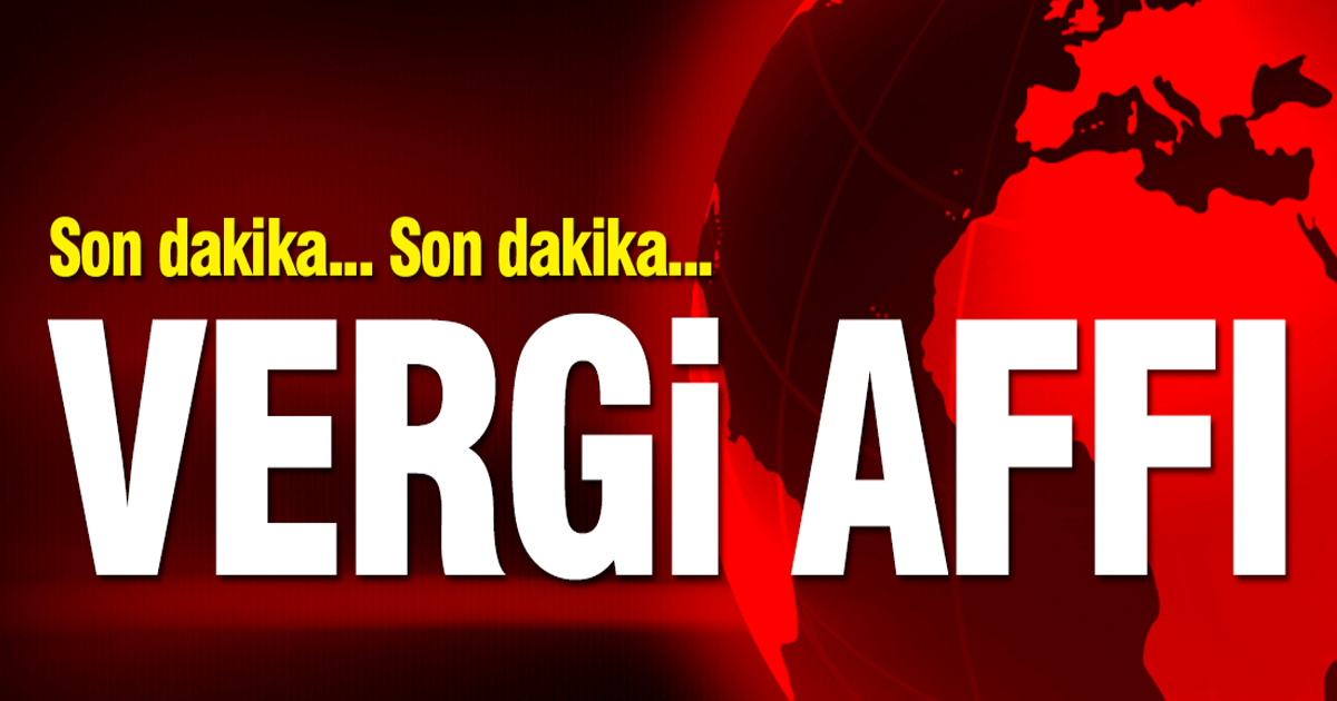 Vergi affına ilişkin kanun Resmî Gazete'de yayımlandı