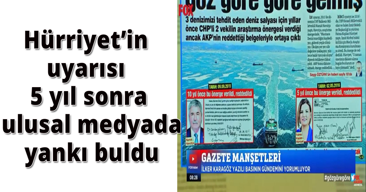 Hürriyet’in uyarısı 5 yıl sonra ulusal medyada yankı buldu