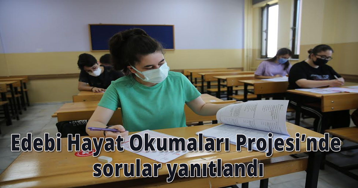 Edebi Hayat Okumaları Projesi’nde sorular yanıtlandı