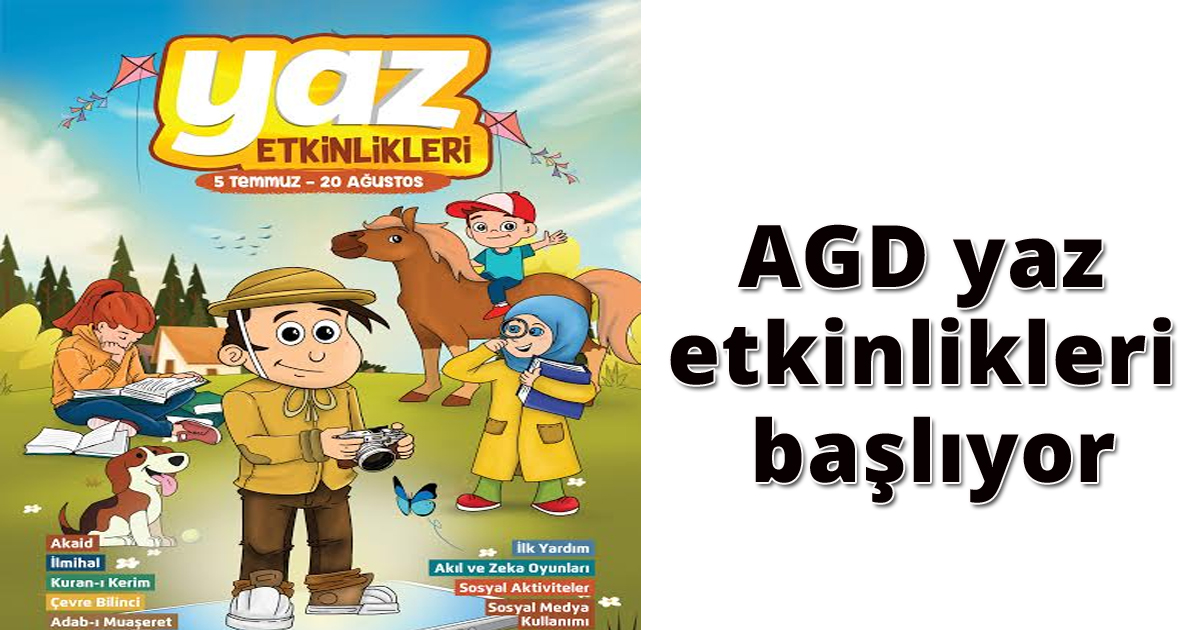 AGD yaz etkinlikleri başlıyor