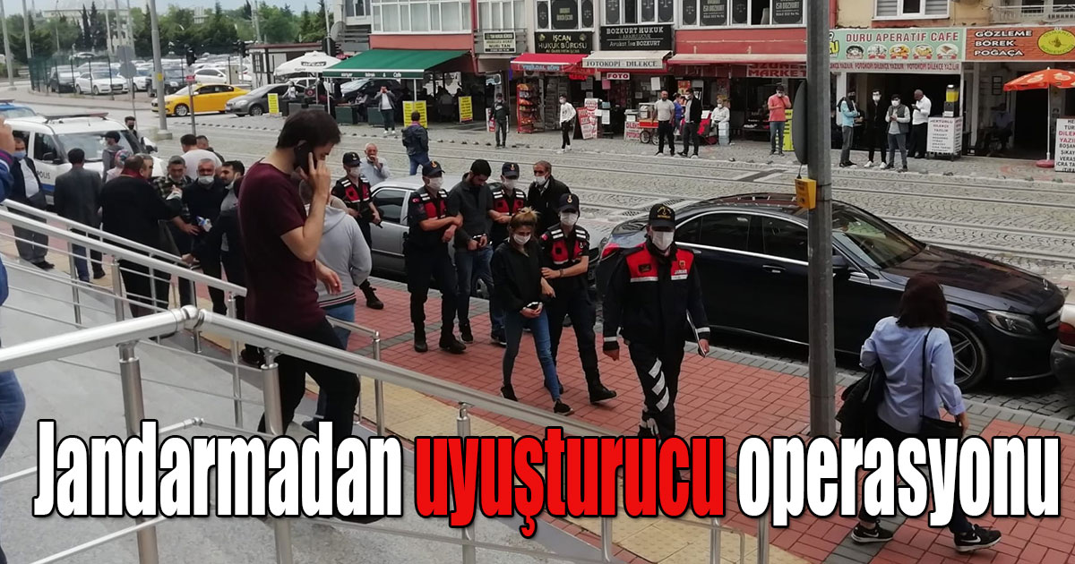 Jandarmadan uyuşturucu operasyonu