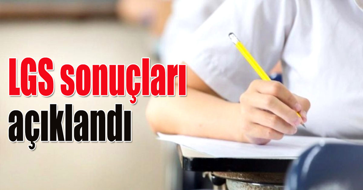 LGS sonuçları açıklandı